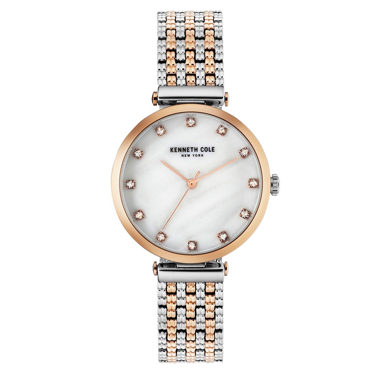 Women's Kenneth Cole New York Classic Two Tone Rose Steel Watch KC50256003